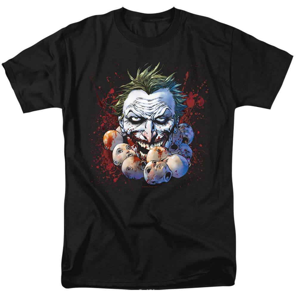 Justice League Of America Doll Heads Mens T Shirt Black