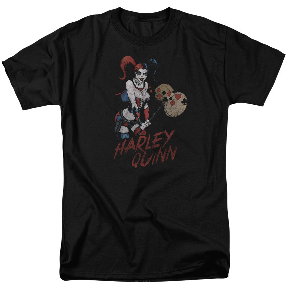 Justice League Of America Harley Hammer Mens T Shirt Black