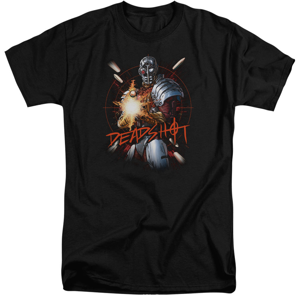 Justice League Deadshot Mens Tall T Shirt Black