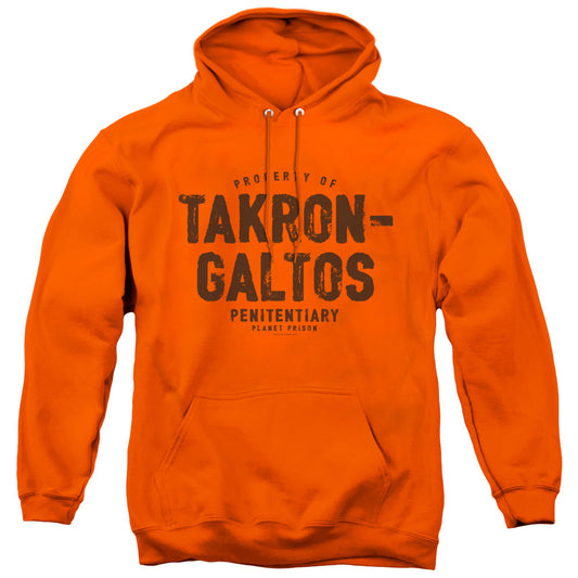Justice League Takron Galtos Mens Hoodie Orange