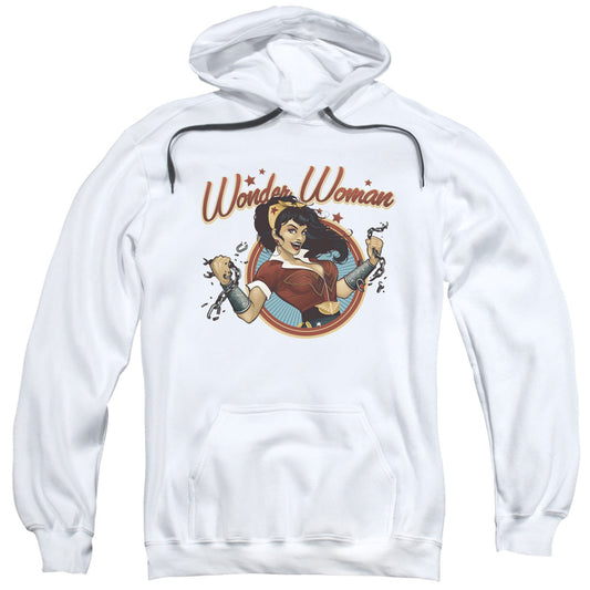Justice League Wonder Break Mens Hoodie White