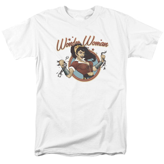 Justice League Of America Wonder Break Mens T Shirt White