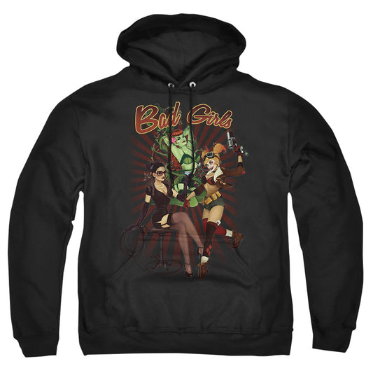 Justice League Of America Bad Girls Mens Hoodie Black