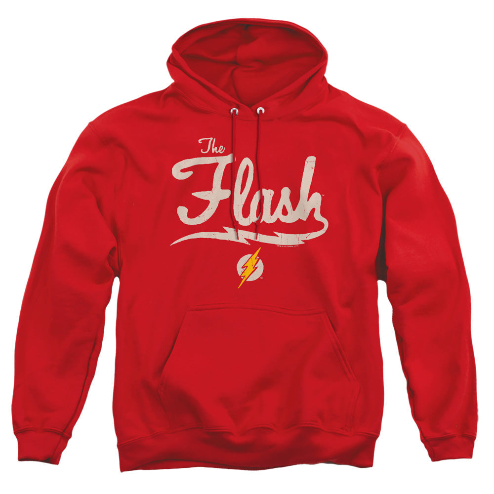 Justice League Of America Old School Flash Mens Hoodie Red