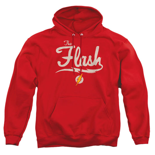 Justice League Of America Old School Flash Mens Hoodie Red