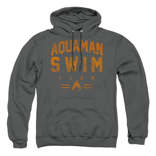 Justice League Of America Swin Team Mens Hoodie Charcoal