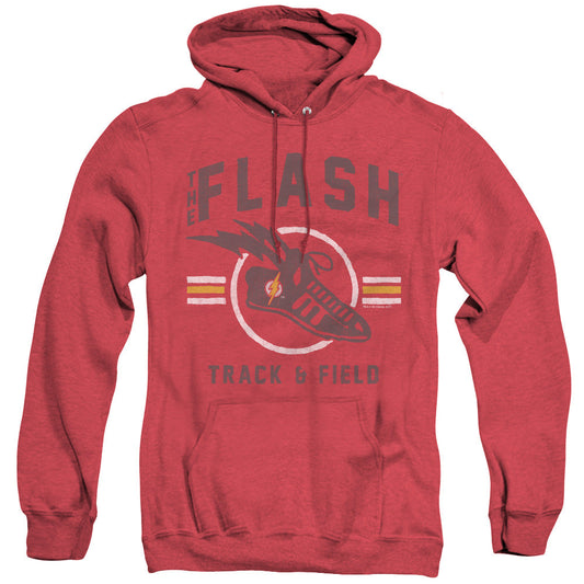 Justice League Of America Track And Field Heather Mens Hoodie Red