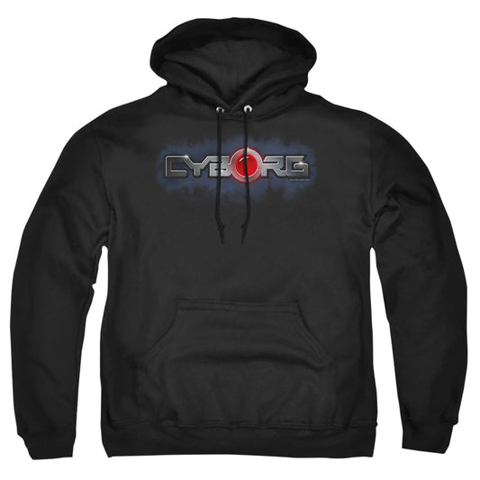 Justice League Of America Cyborg Title Mens Hoodie Black