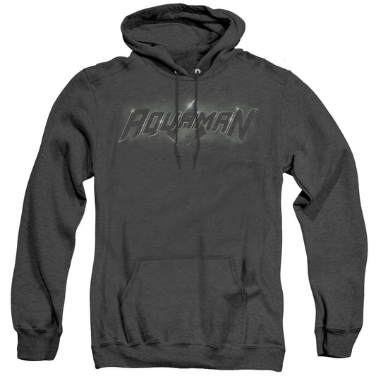 Justice League Of America Aquaman Title Heather Mens Hoodie Black