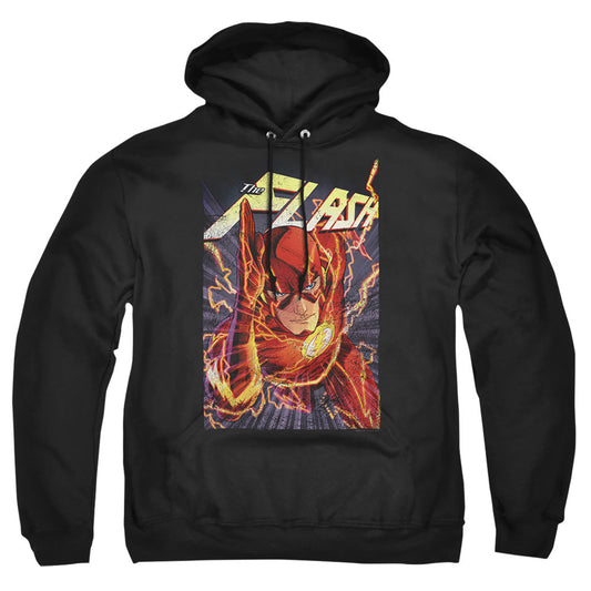 Justice League Of America Flash One Mens Hoodie Black
