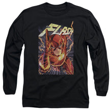 Load image into Gallery viewer, Jla Flash One Mens Long Sleeve Shirt Black Officially Licensed
