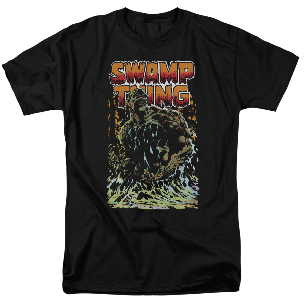Justice League Of America Swamp Thing Mens T Shirt Black