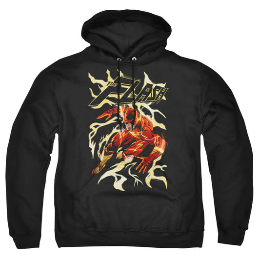 Justice League Of America Electric Run Mens Hoodie Black