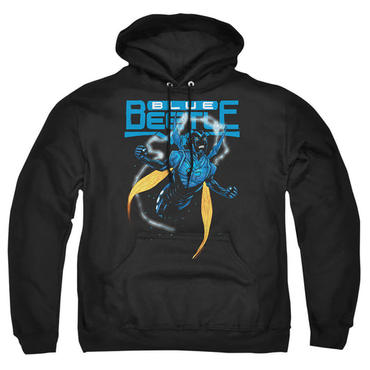 Justice League Of America Blue Beetle Mens Hoodie Black