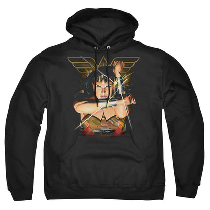 Justice League Deflection Mens Hoodie Black