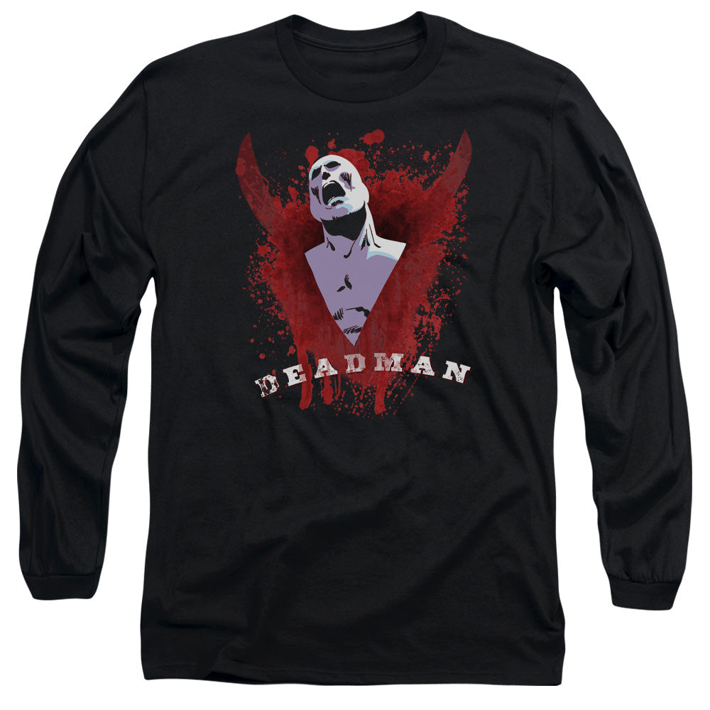 Justice League Possession Mens Long Sleeve Shirt Black