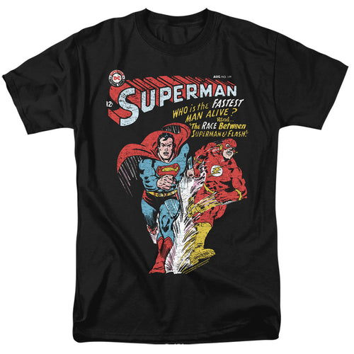 Justice League Of America Fastest Mens T Shirt Black
