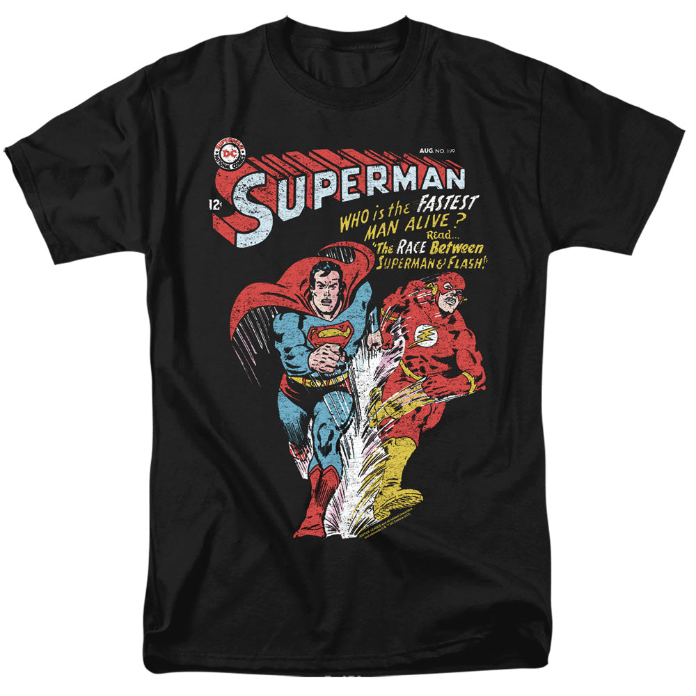 Justice League Of America Fastest Mens T Shirt Black