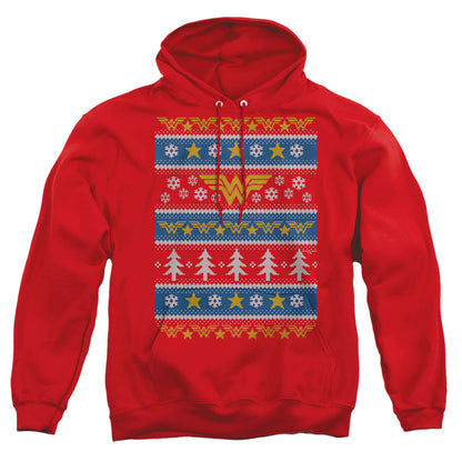 Dc Wonder Woman Wonder Woman Christmas Sweater 
 
 Mens Hoodie Red