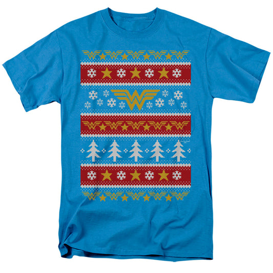 Dc Wonder Woman Wonder Woman Christmas Sweater 
 
 Mens T Shirt Turquoise