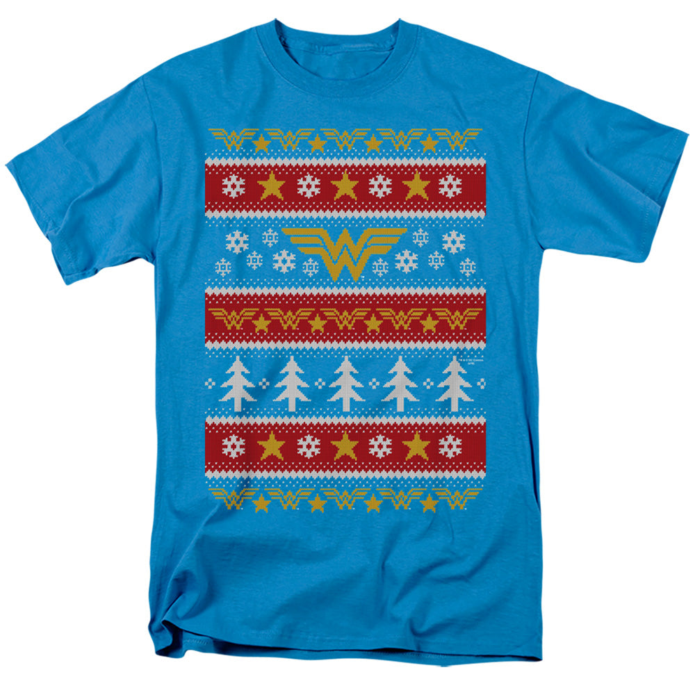 Dc Wonder Woman Wonder Woman Christmas Sweater 
 
 Mens T Shirt Turquoise