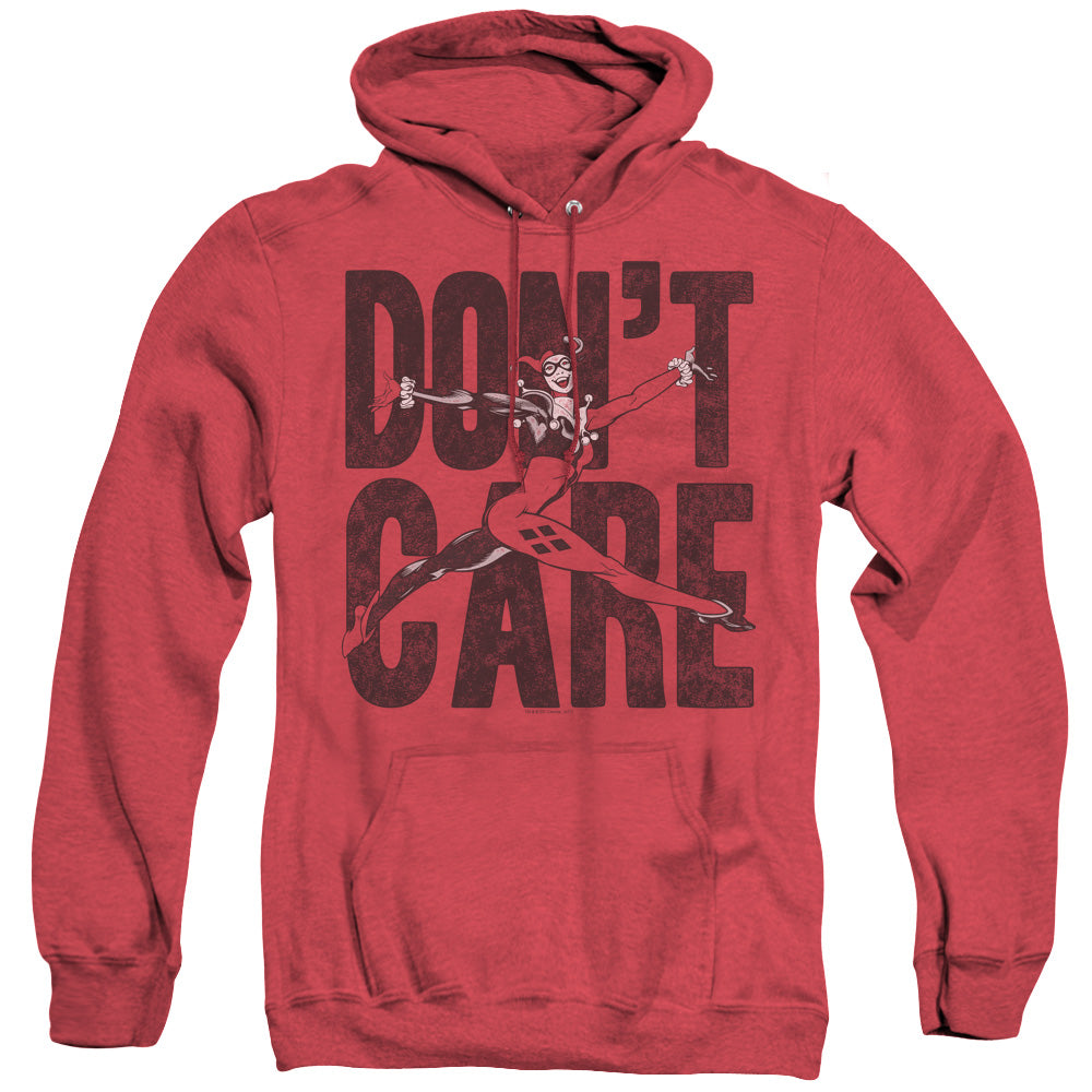 Justice League Of America Donƒ??T Care Heather Mens Hoodie Red