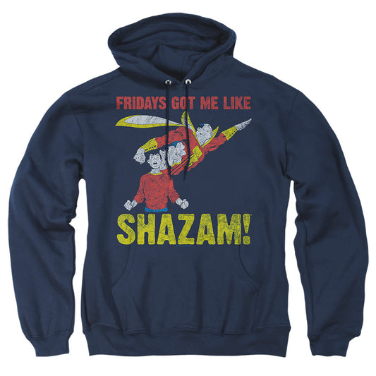 Justice League Of America Fridays Got Me Like Mens Hoodie Navy