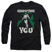 Load image into Gallery viewer, Jla Ghosting Mens Long Sleeve Shirt Black Officially Licensed
