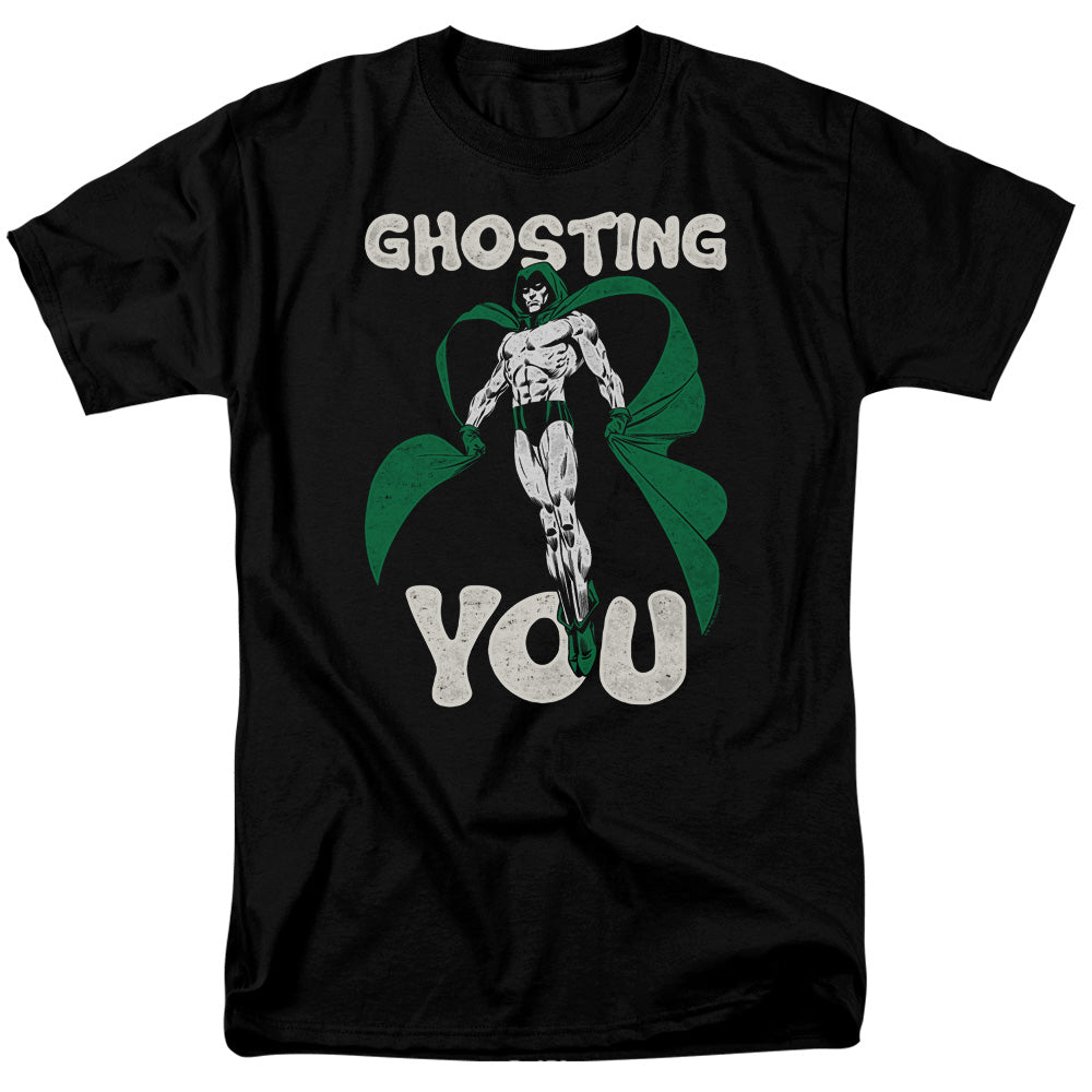 Justice League Of America Ghosting Mens T Shirt Black