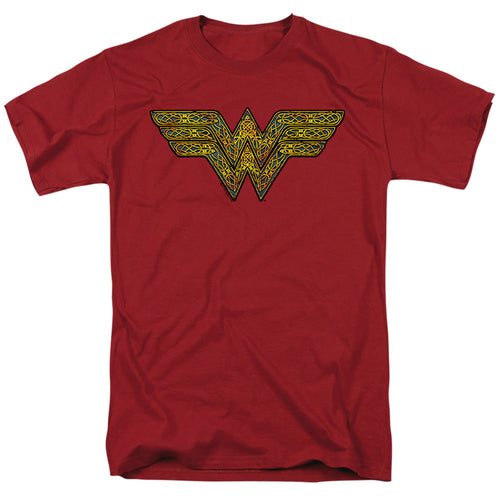 Dc Wonder Woman Celtic Wonder Mens T Shirt Cardinal