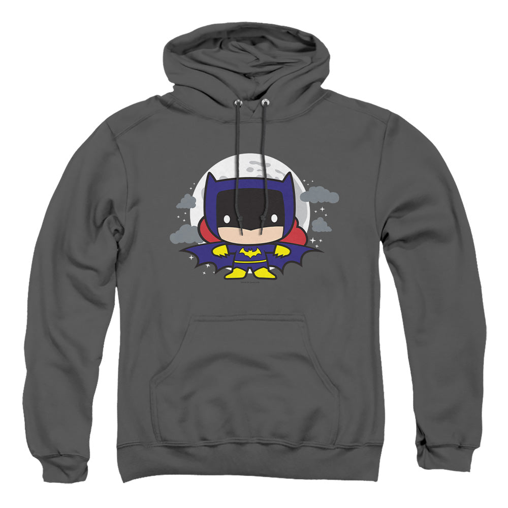 Justice League Of America Batgirl Chibi Mens Hoodie Charcoal