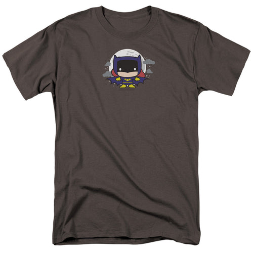 Justice League Batgirl Chibi Mens T Shirt Charcoal