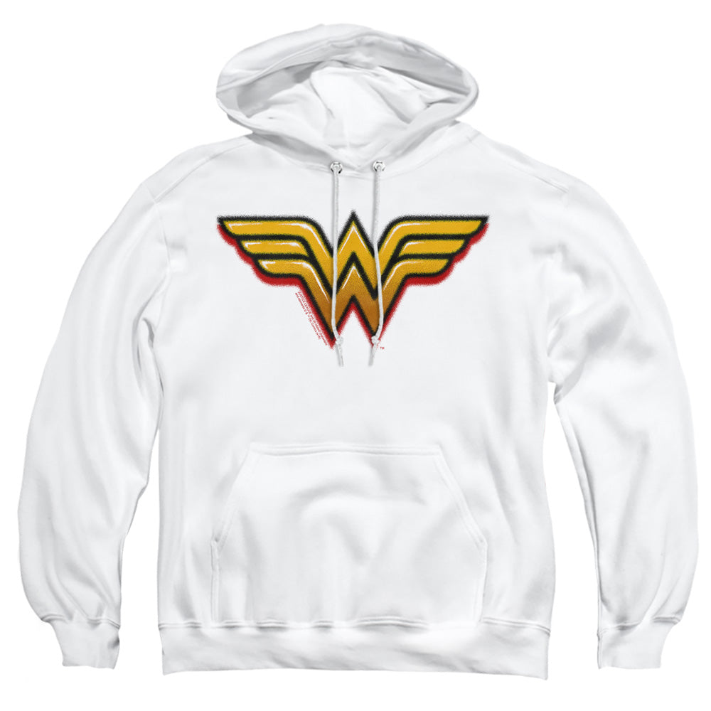 Dc Wonder Woman Airbrush Ww Mens Hoodie White