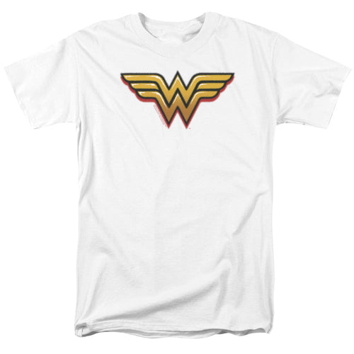 Dc Wonder Woman Airbrush Ww Mens T Shirt White