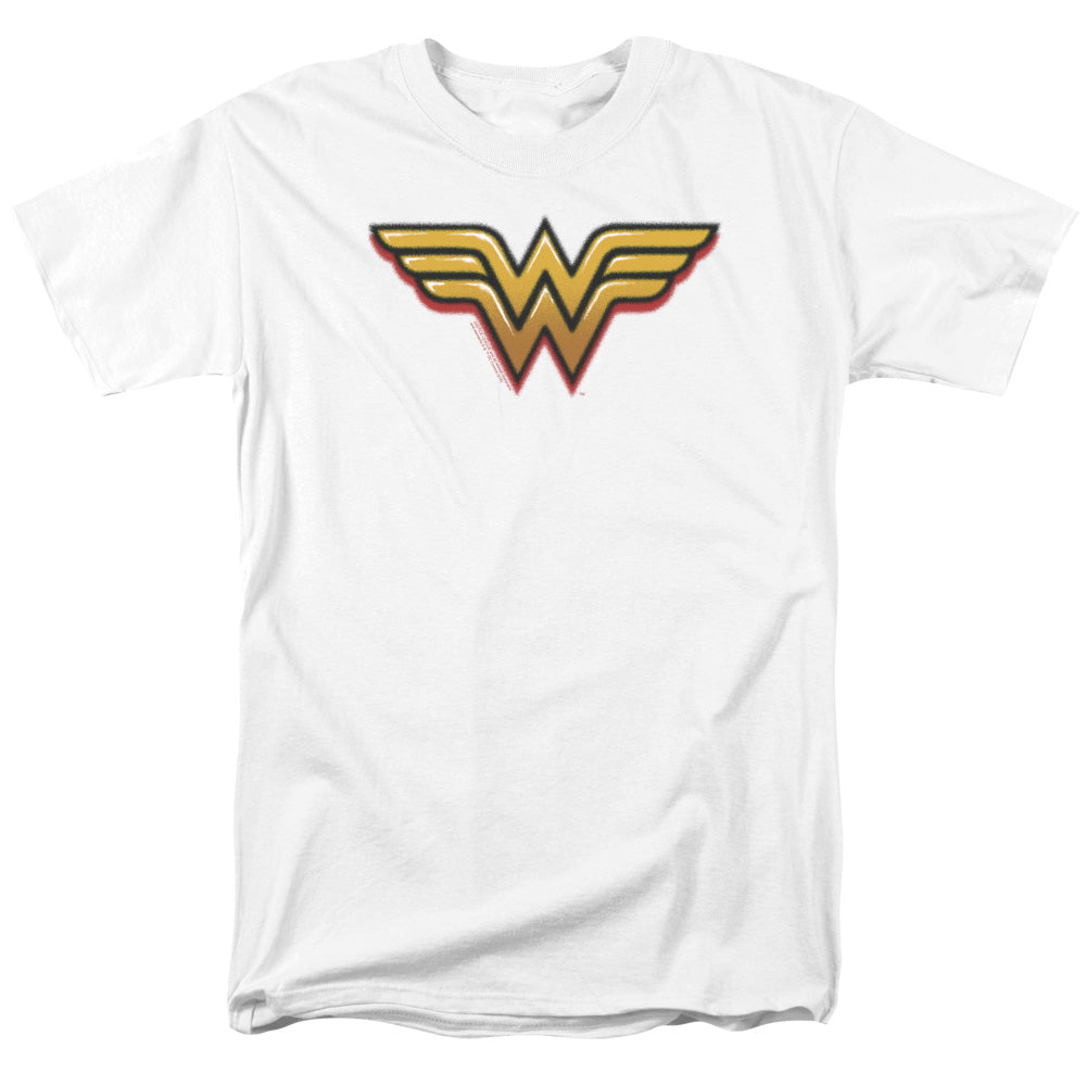 Dc Wonder Woman Airbrush Ww Mens T Shirt White