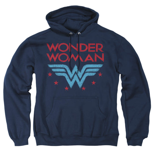 Dc Wonder Woman Wonder Stars Mens Hoodie Navy