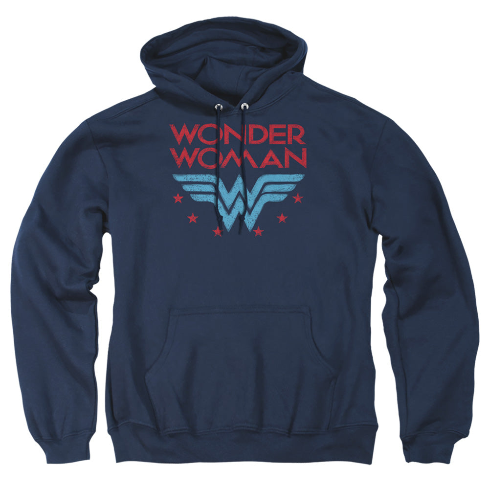 Dc Wonder Woman Wonder Stars Mens Hoodie Navy