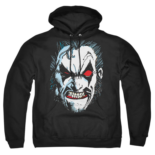 Justice League Of America In Lo Face Mens Hoodie Black