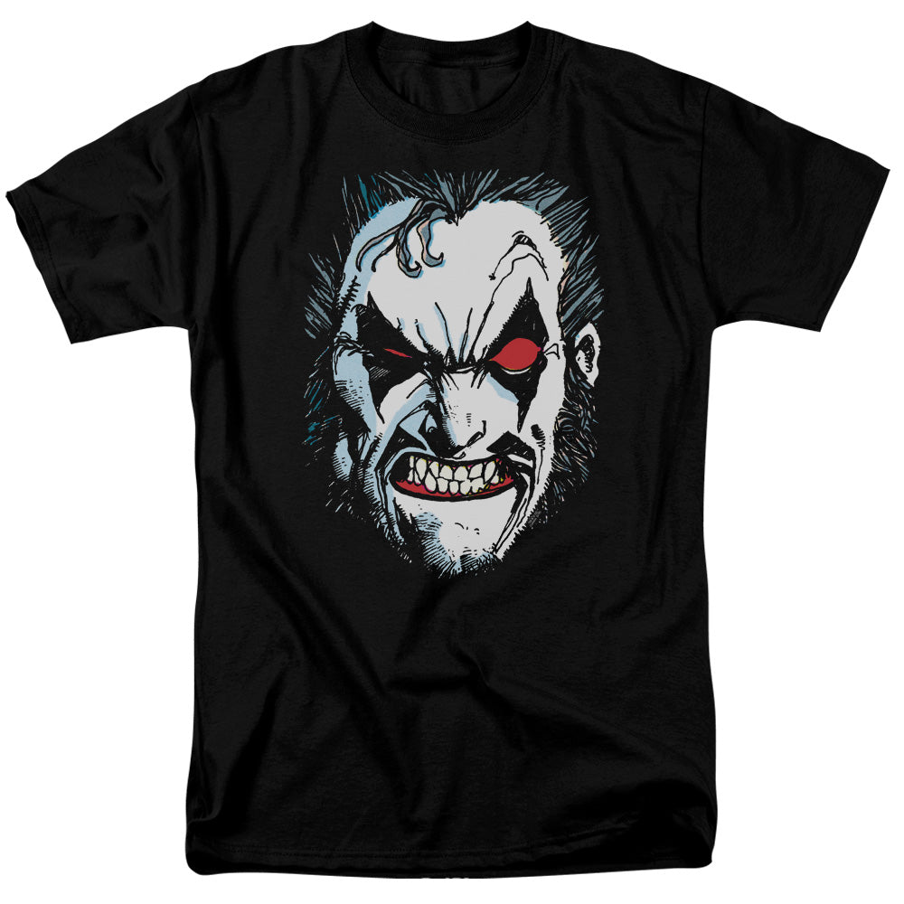 Justice League Of America In Lo Face Mens T Shirt Black