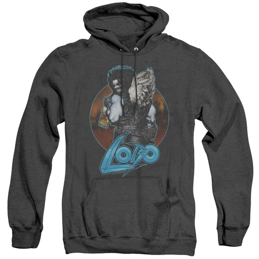 Justice League Of America Gut Rot Heather Mens Hoodie Black