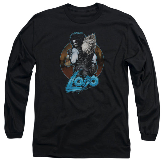 Justice League Gut Rot Mens Long Sleeve Shirt Black