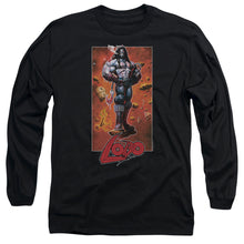 Load image into Gallery viewer, Jla Lobo Pose Mens Long Sleeve Shirt Black Officially Licensed

