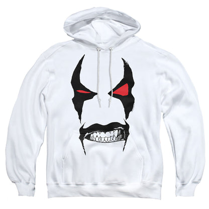 Justice League Of America Lobo Face Mens Hoodie White