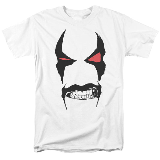 Justice League Lobo Face Mens T Shirt White