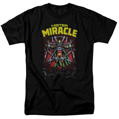 Justice League Of America Mister Miracle Mens T Shirt Black