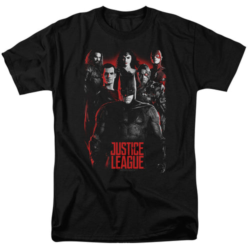 Justice League Movie The League Mens T Shirt Black