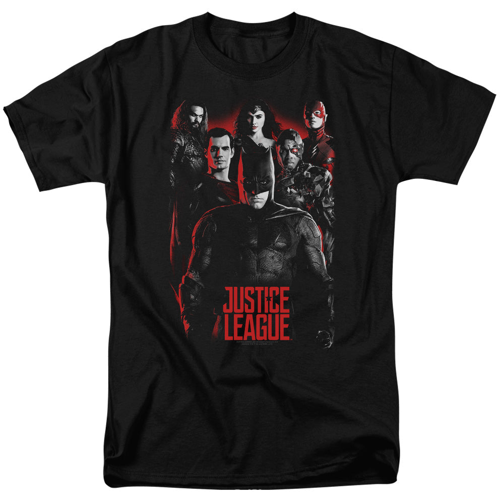 Justice League Movie The League Mens T Shirt Black