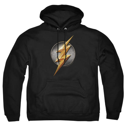 Justice League Movie Flash Logo Mens Hoodie Black