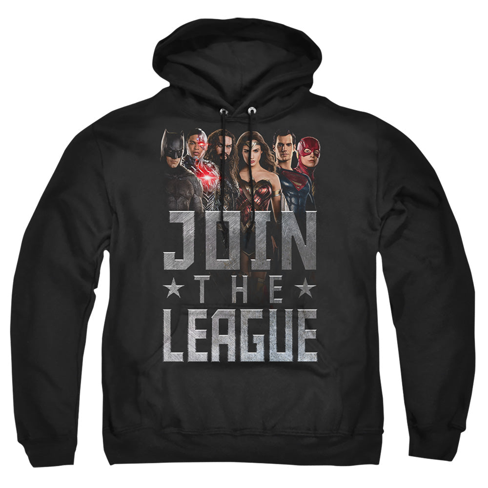 Justice League Movie Join The League Mens Hoodie Black