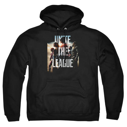 Justice League Movie Dawn Mens Hoodie Black